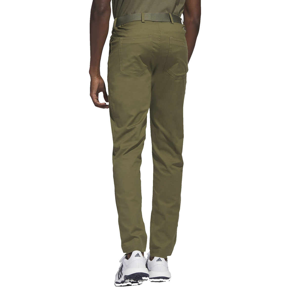 Adidas Golf Go-To 5 Pocket Tapered Golf Trousers - Olive Strata