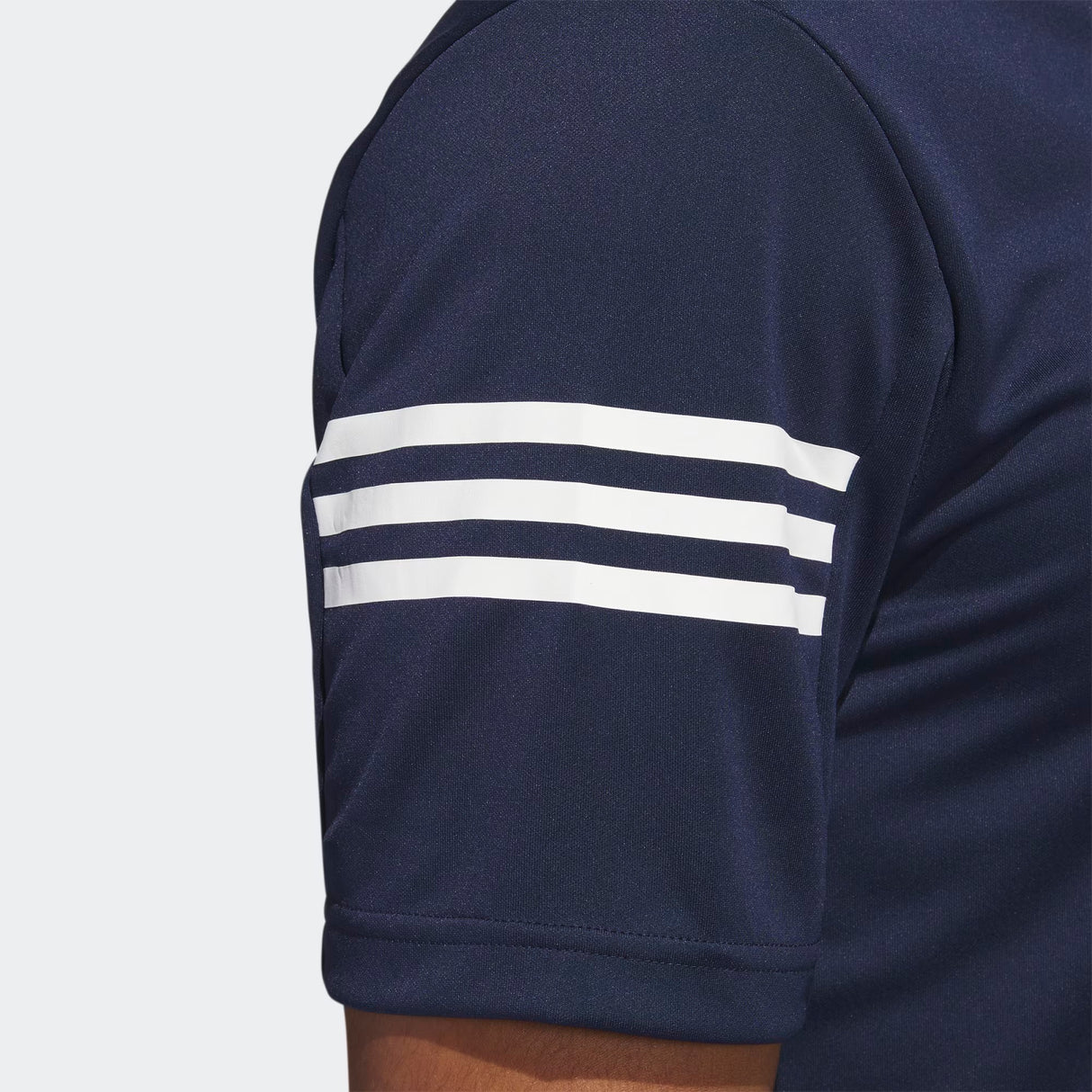 Adidas 3 Stripe Performance Golf Polo Shirt - Navy