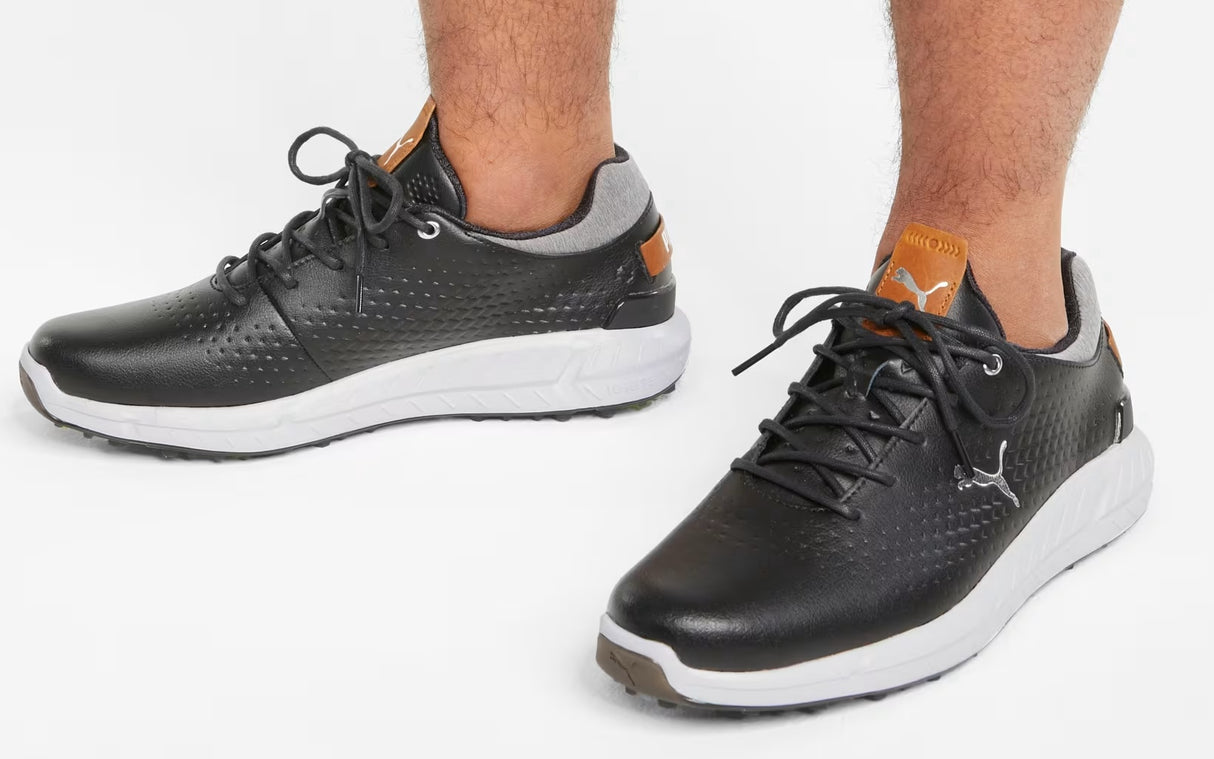 Puma Ignite Articulate Leather Golf Shoes - Puma Black