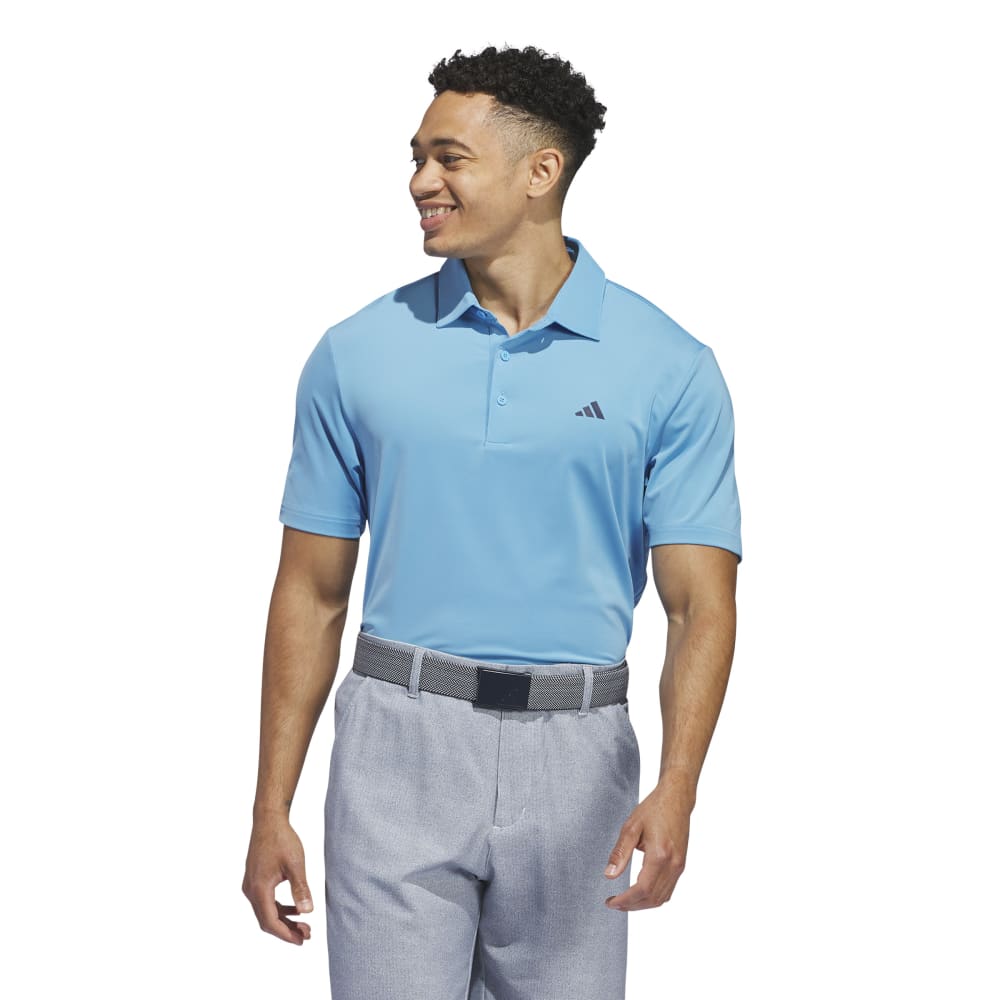 Adidas Ultimate 365 Solid Golf Polo Shirt - Semi Blue Burst
