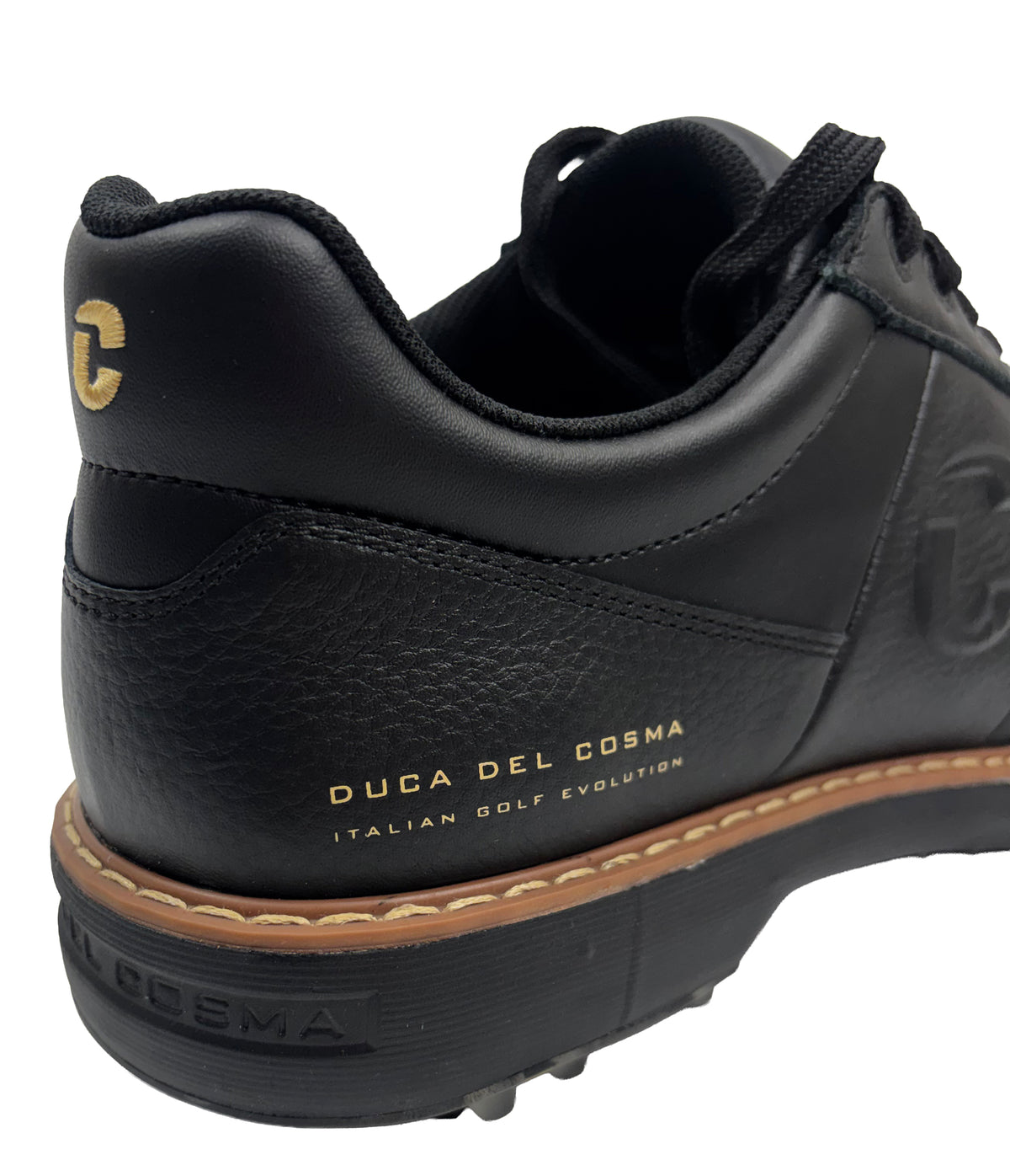 Duca Del Bosco Spiked Golf Shoes - SAMPLE - Black