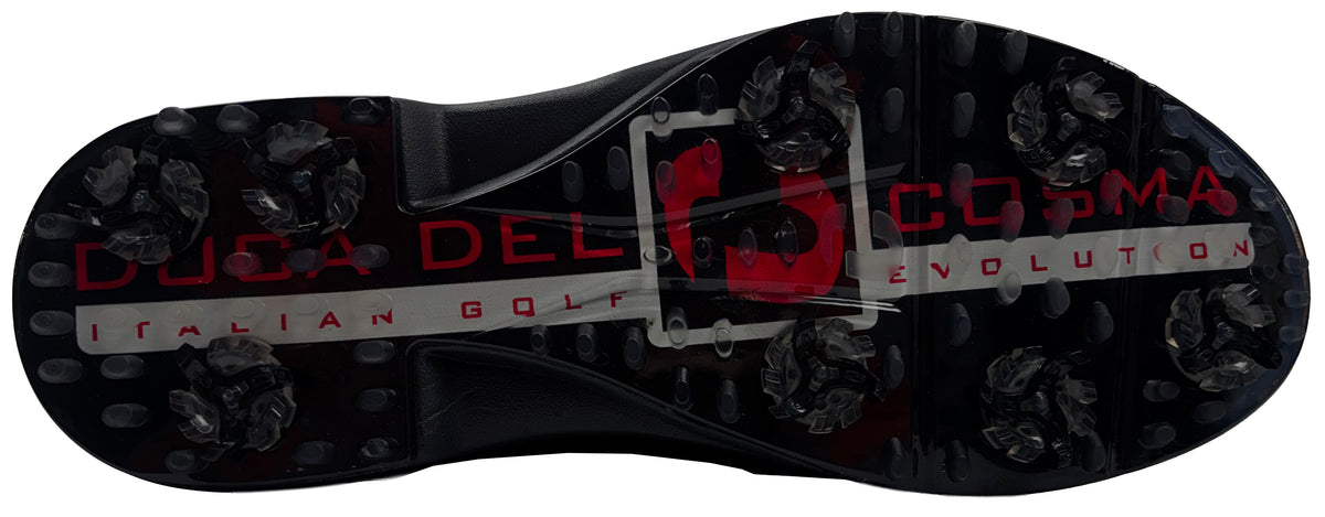 Duca Del Bosco Spiked Golf Shoes - SAMPLE - Black