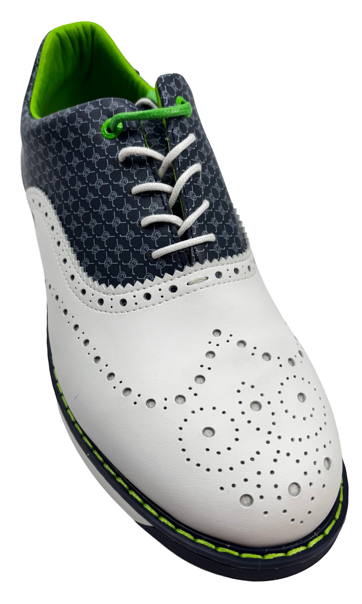 Duca Del Cosma Dandy Leggero Golf Shoes - SAMPLE - White / Navy