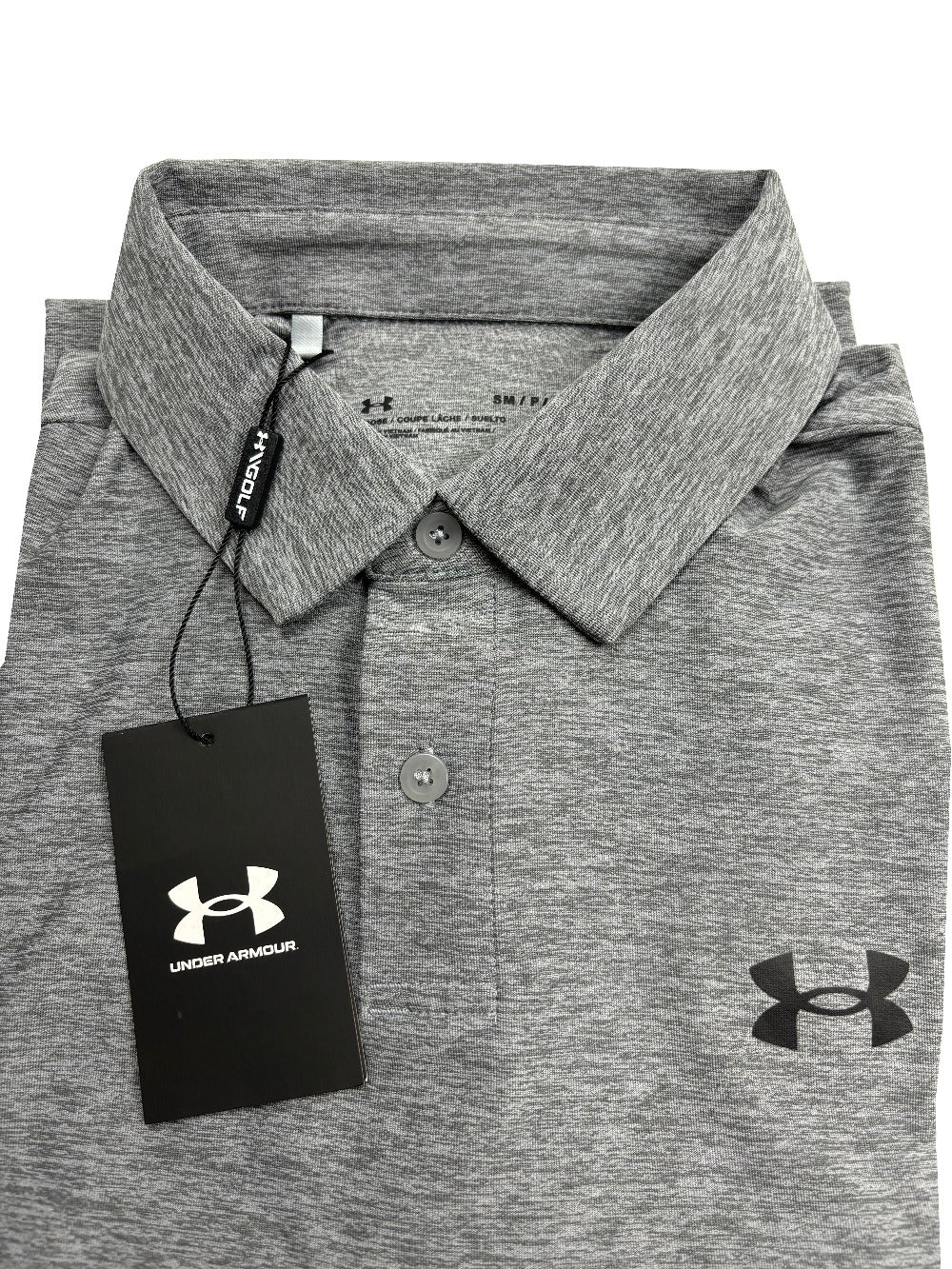 Under Armour T2G Tech Golf Polo Shirt - Grey Marl