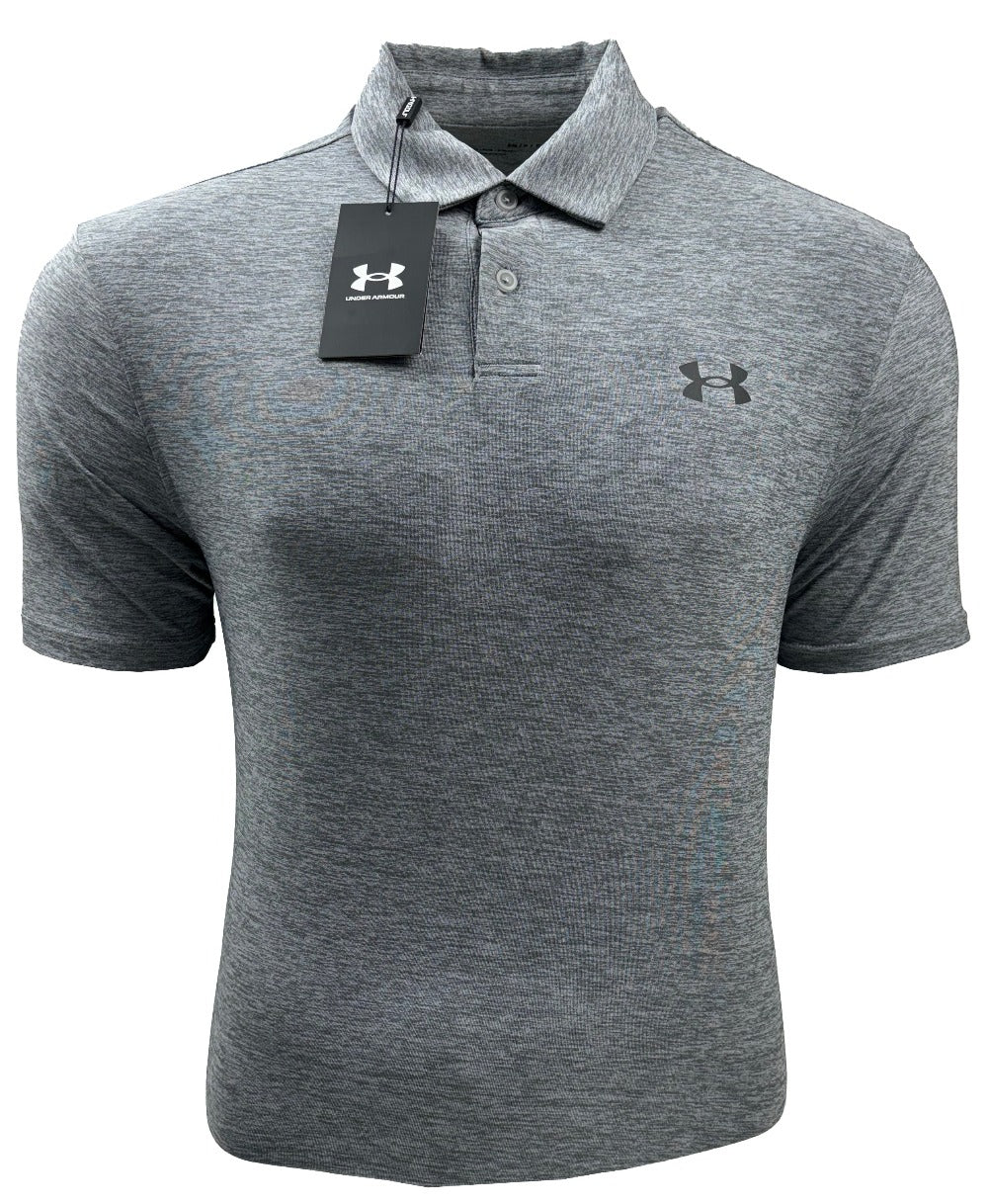 Under Armour T2G Tech Golf Polo Shirt - Grey Marl