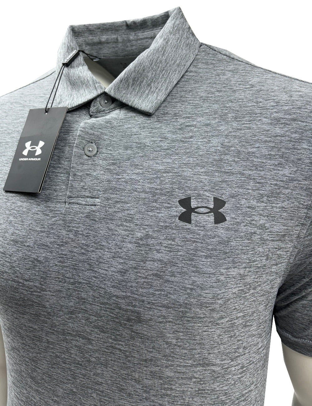 Under Armour T2G Tech Golf Polo Shirt - Grey Marl