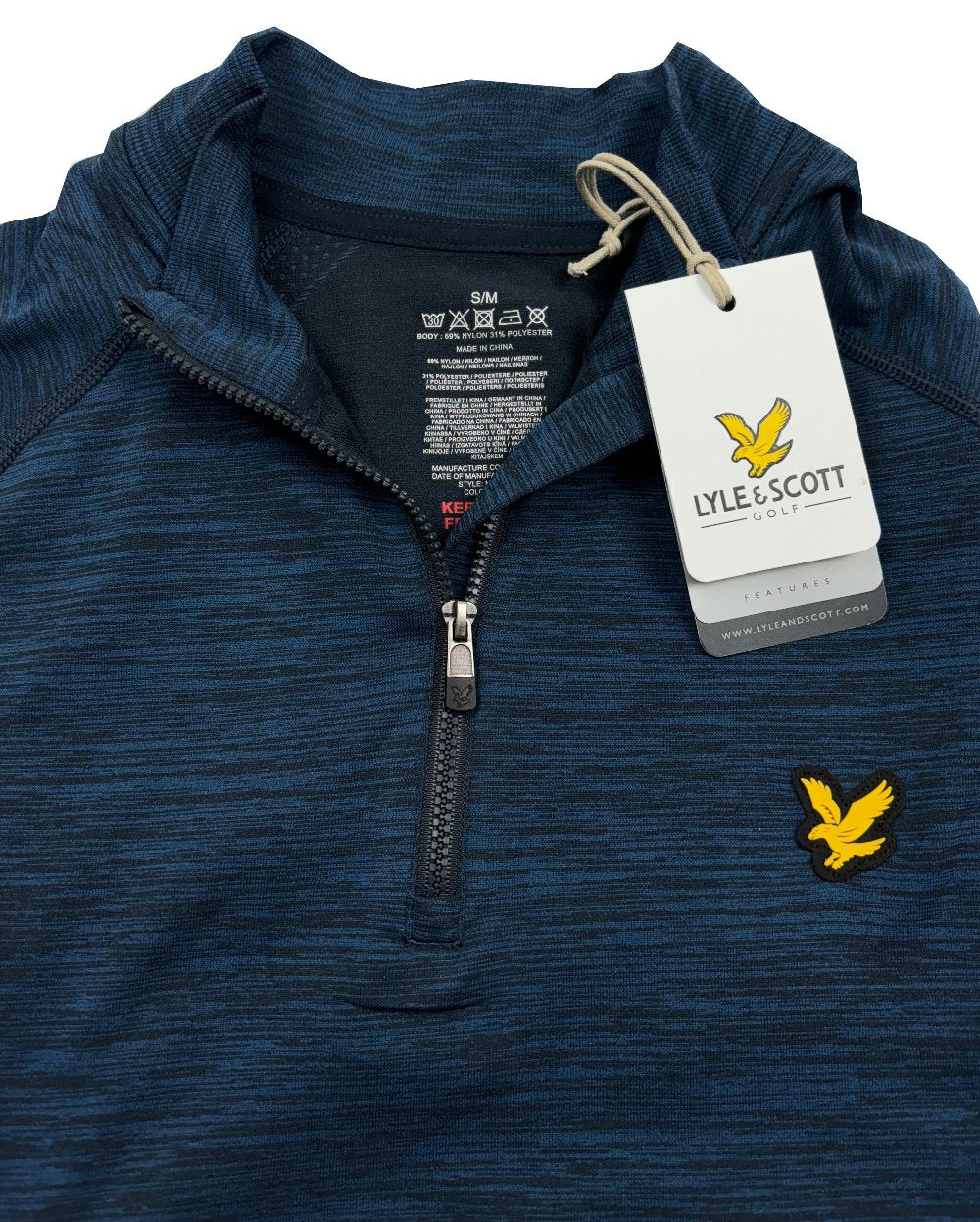 Lyle & Scott Golf Seamless 1/4 Zip Golf Midlayer
