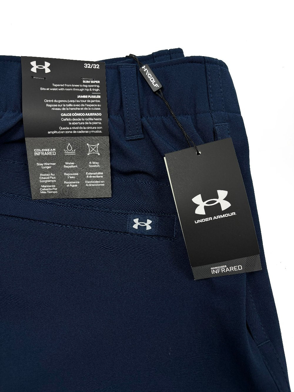 Under Armour CGI Cold Gear Infrared Winter Golf Trousers - Slim Taper - Navy