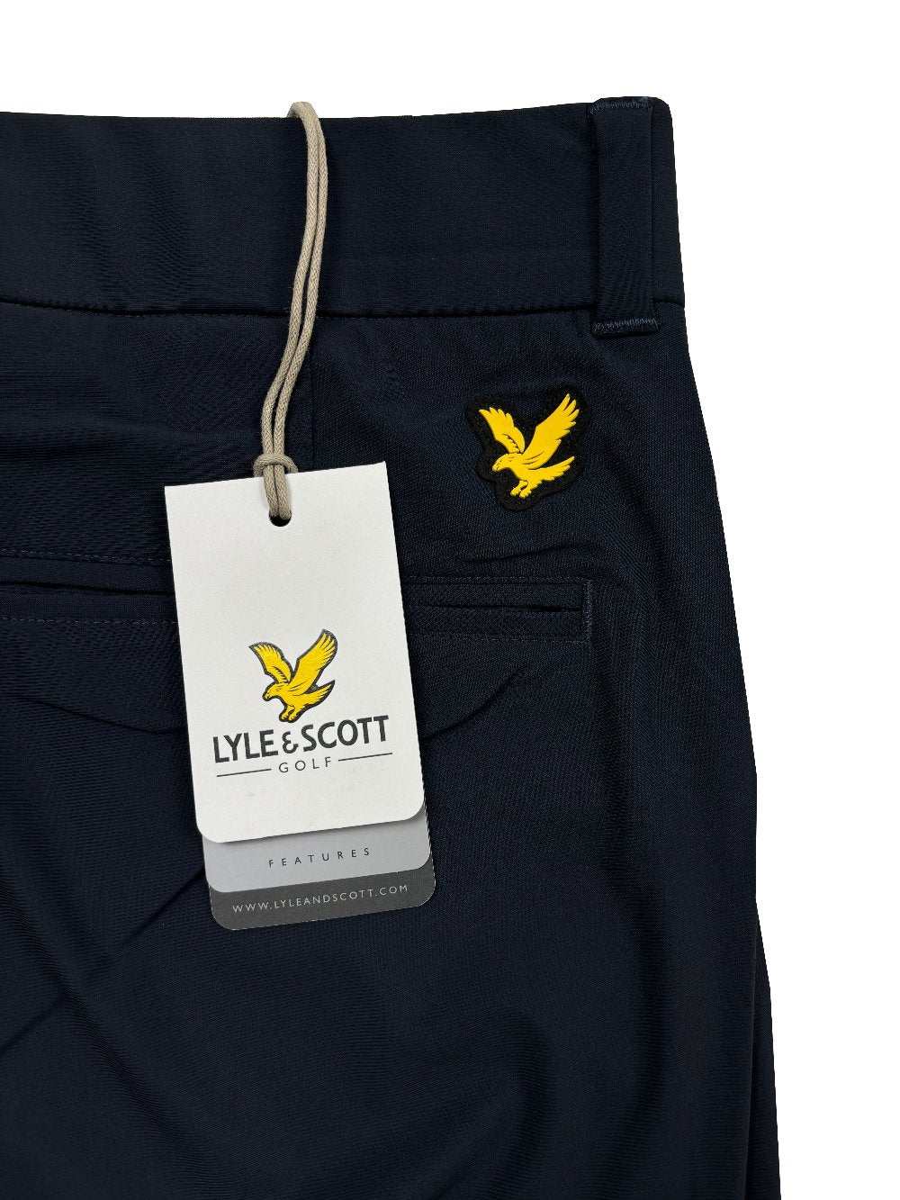 Lyle & Scott Golf Airlight Modern Cuffed Jogger Golf Trousers - Dark Navy