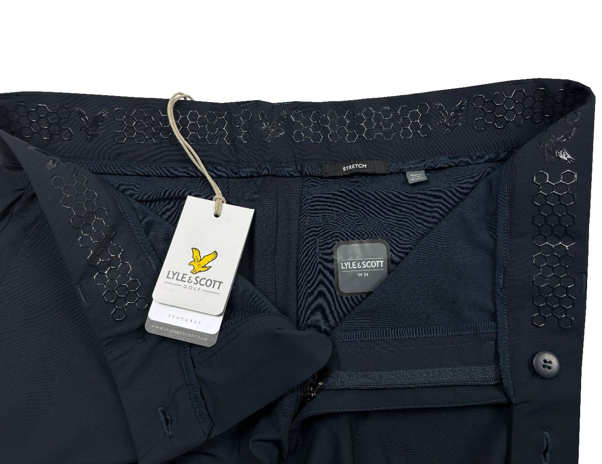 Lyle & Scott Golf Airlight Modern Cuffed Jogger Golf Trousers - Dark Navy