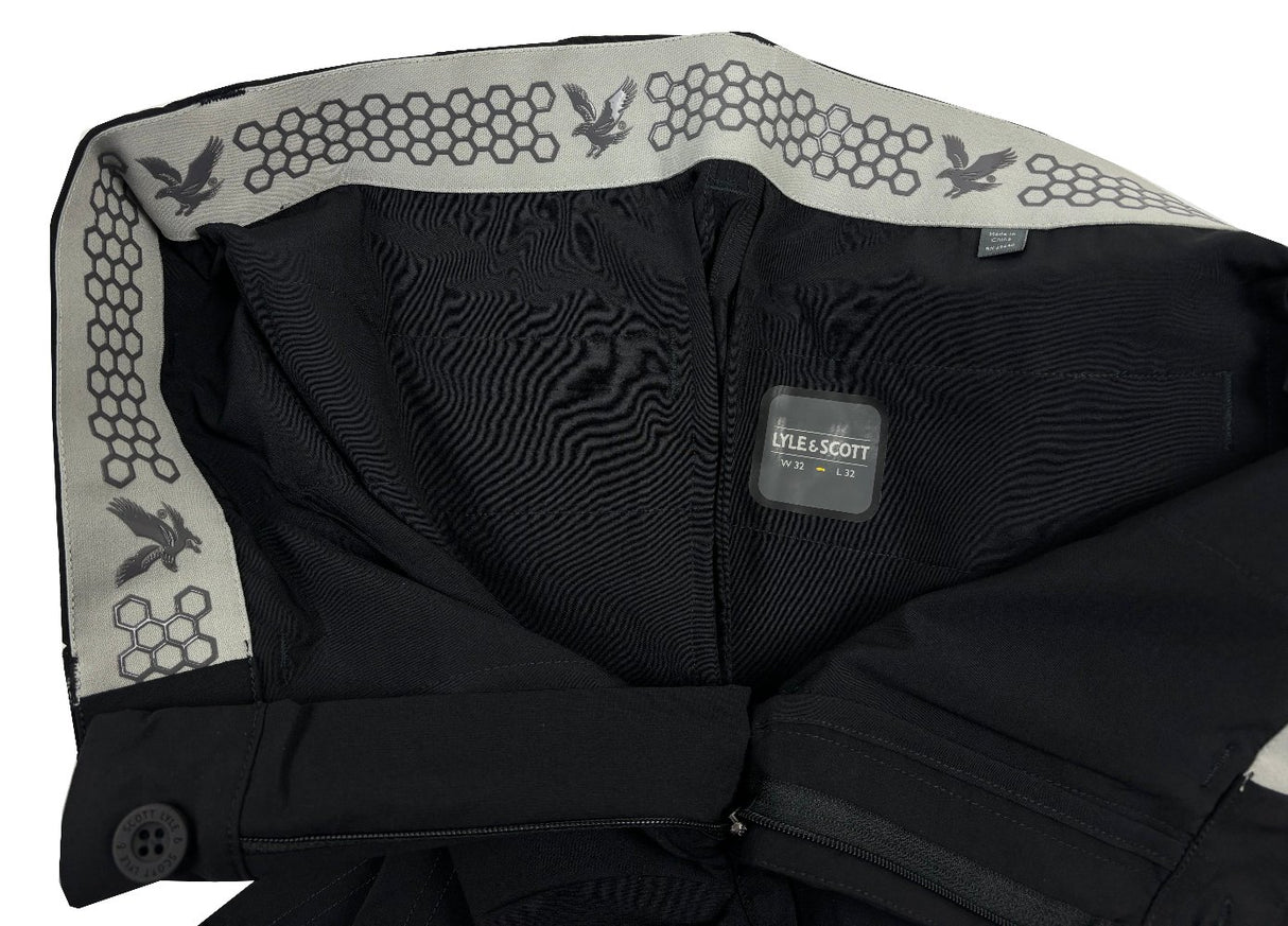 Lyle & Scott Golf Tech Stretch Golf Trousers -Jet Black