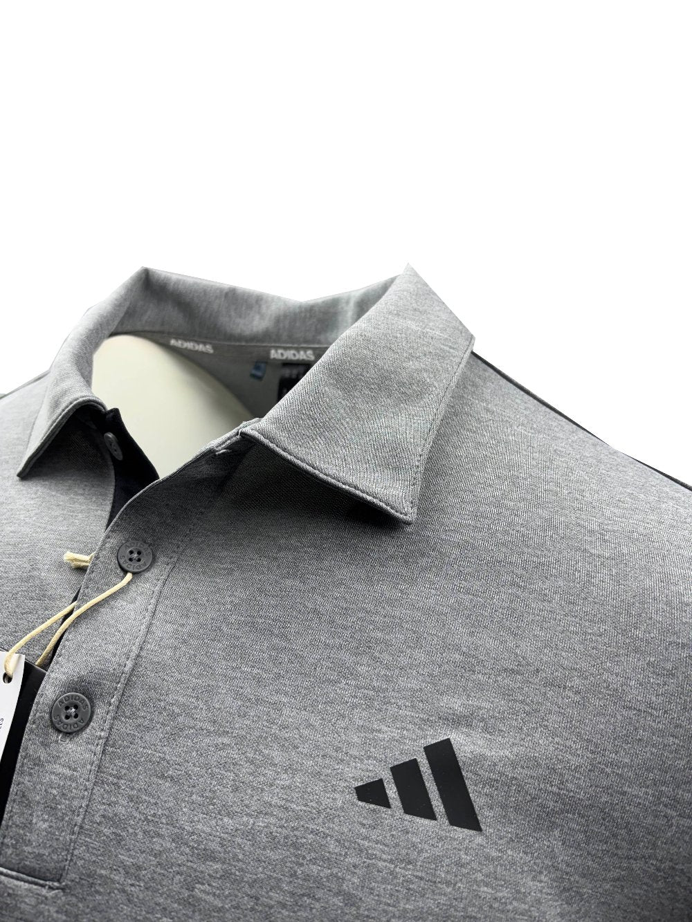 Adidas Golf Drive Heather Polo Shirt - Grey Three
