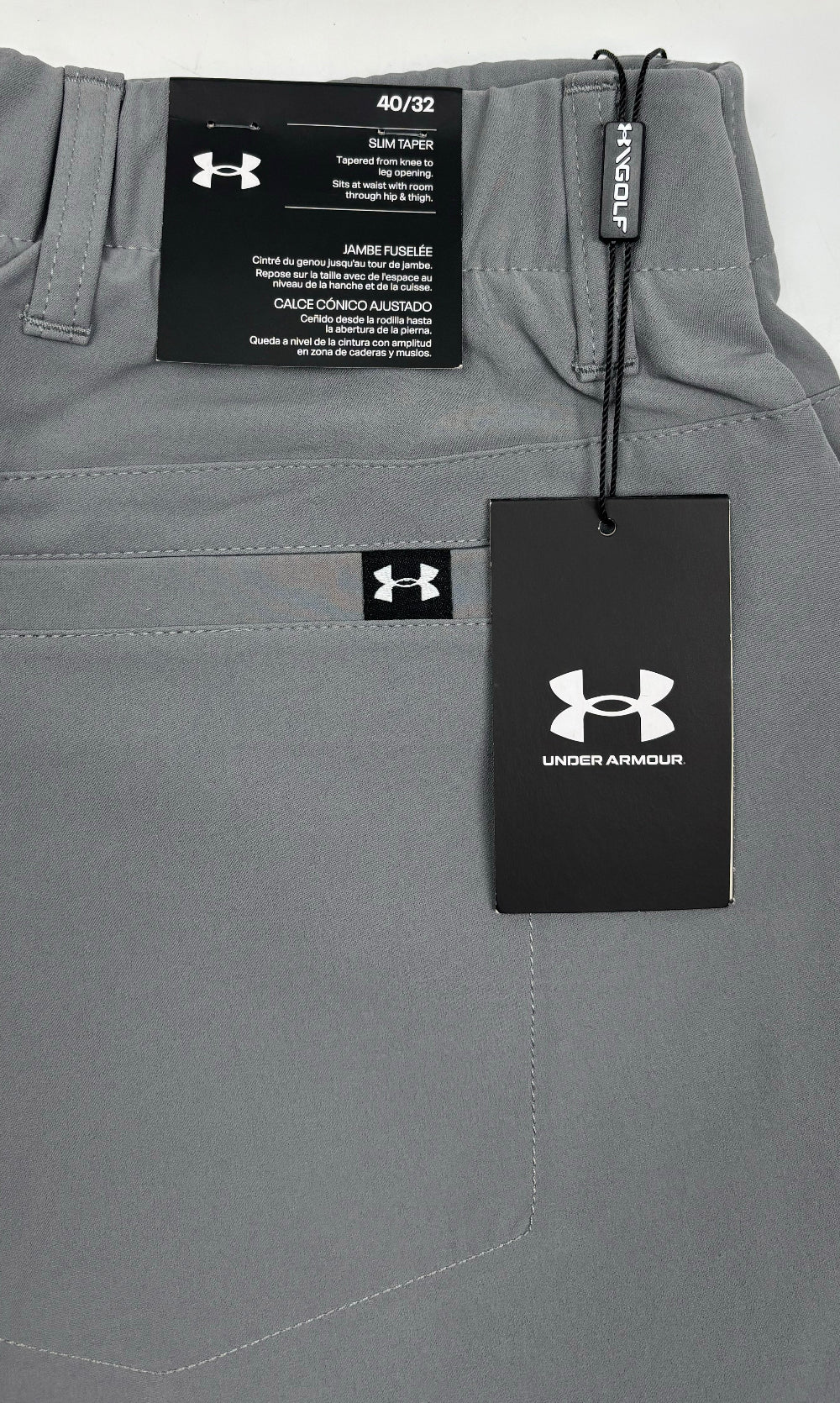 Under Armour Drive 5 Pocket Golf Trouser - Slim Taper Fit - Grey