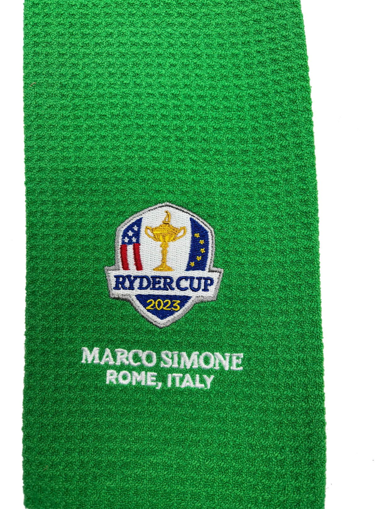 2023 Ryder Cup Microfibre Tri Fold Golf Towel - Green
