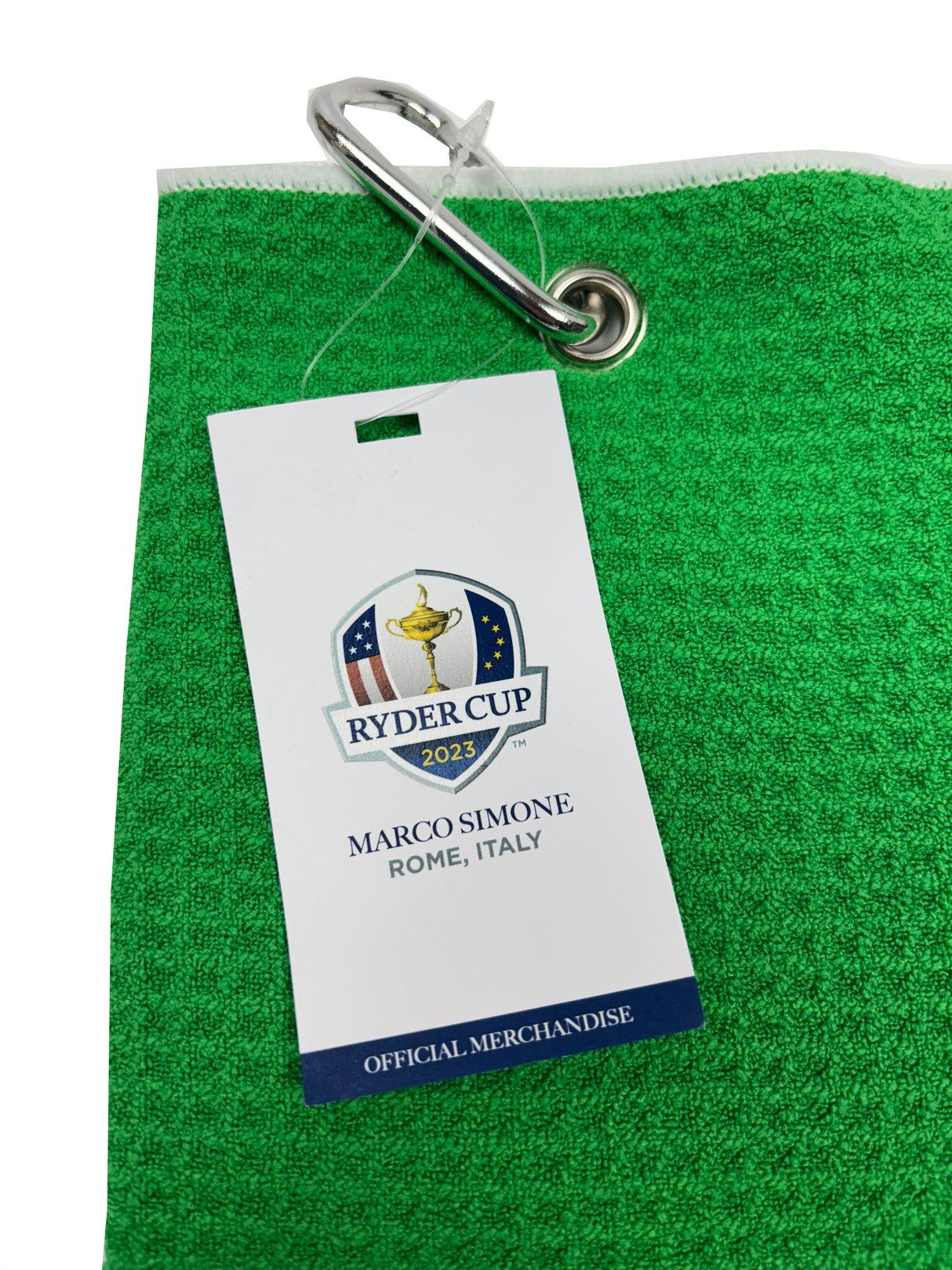 2023 Ryder Cup Microfibre Tri Fold Golf Towel - Green