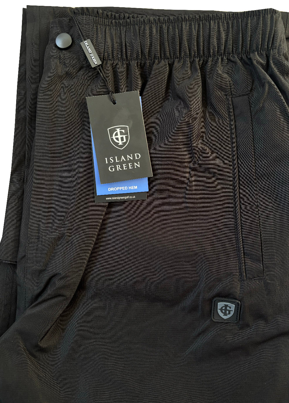Island Green Lightweight Drop Hem Waterproof Golf Trousers