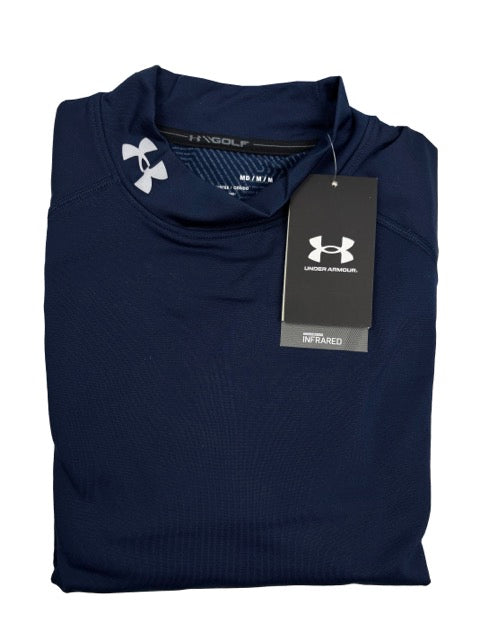 Under Armour Golf CGI Mock Neck Base Layer - Navy