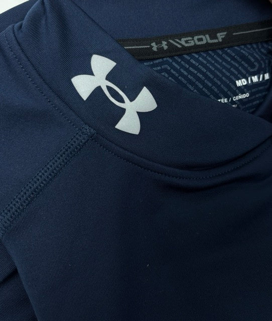 Under Armour Golf CGI Mock Neck Base Layer - Navy