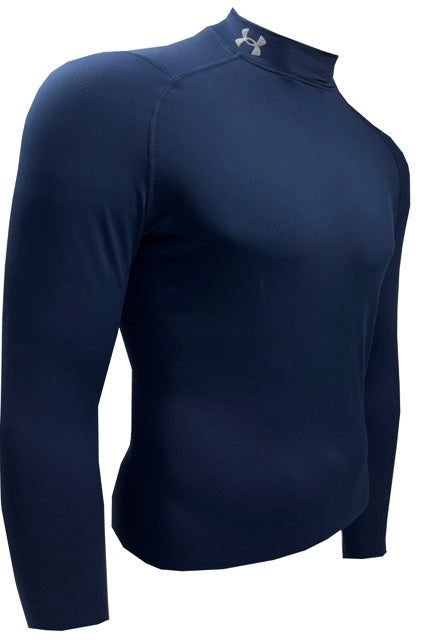 Under Armour Golf CGI Mock Neck Base Layer - Navy