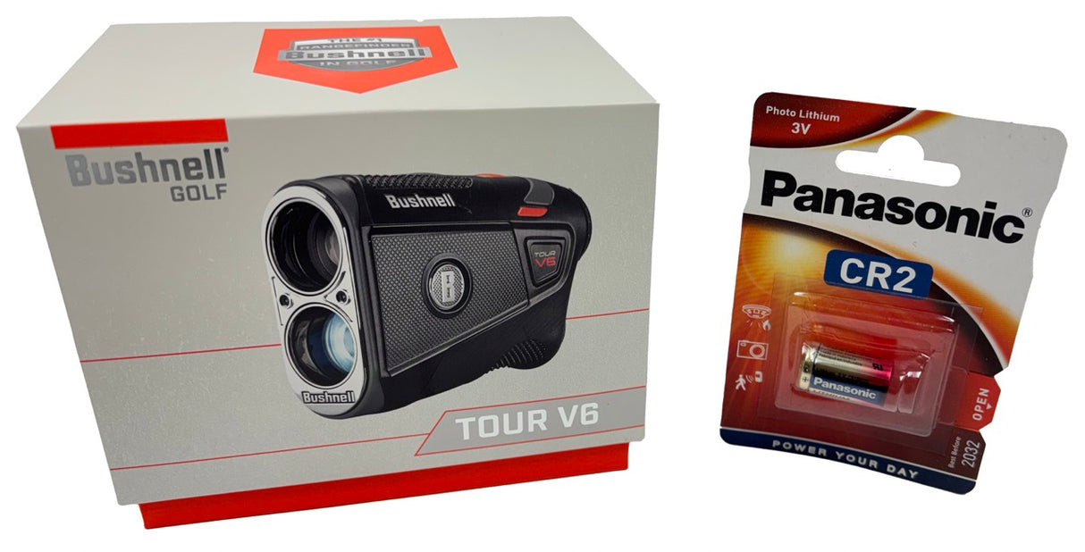 2025 Bushnell Golf Tour V6 Laser Rangefinder + FREE SPARE BATTERY