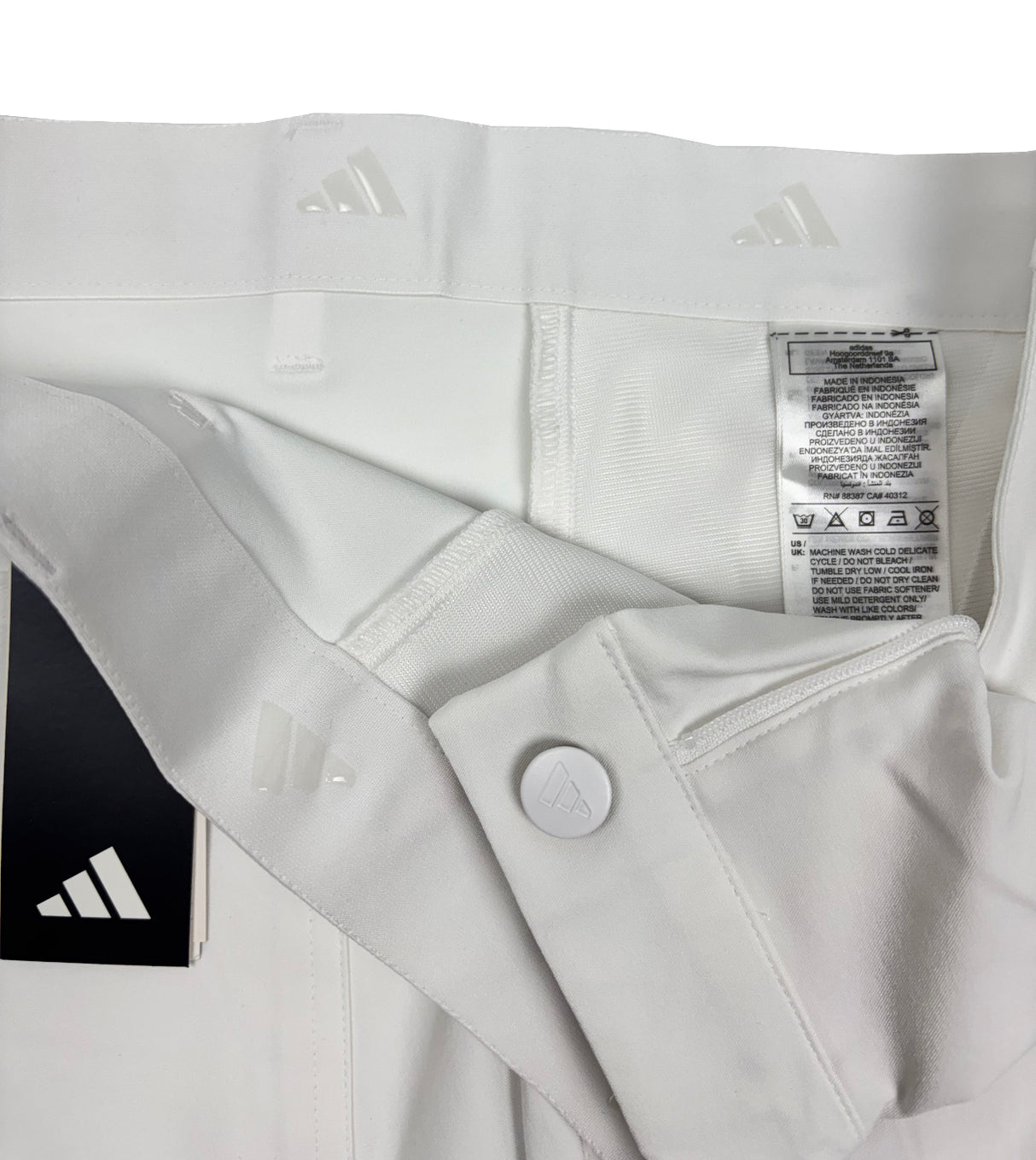 Adidas Utility Golf Shorts - 9" Inseam - White