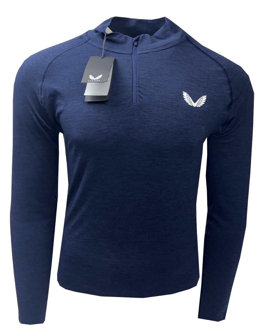 Castore Seamless Tour Performance Golf 1/4 Zip - Midnight Navy Marl