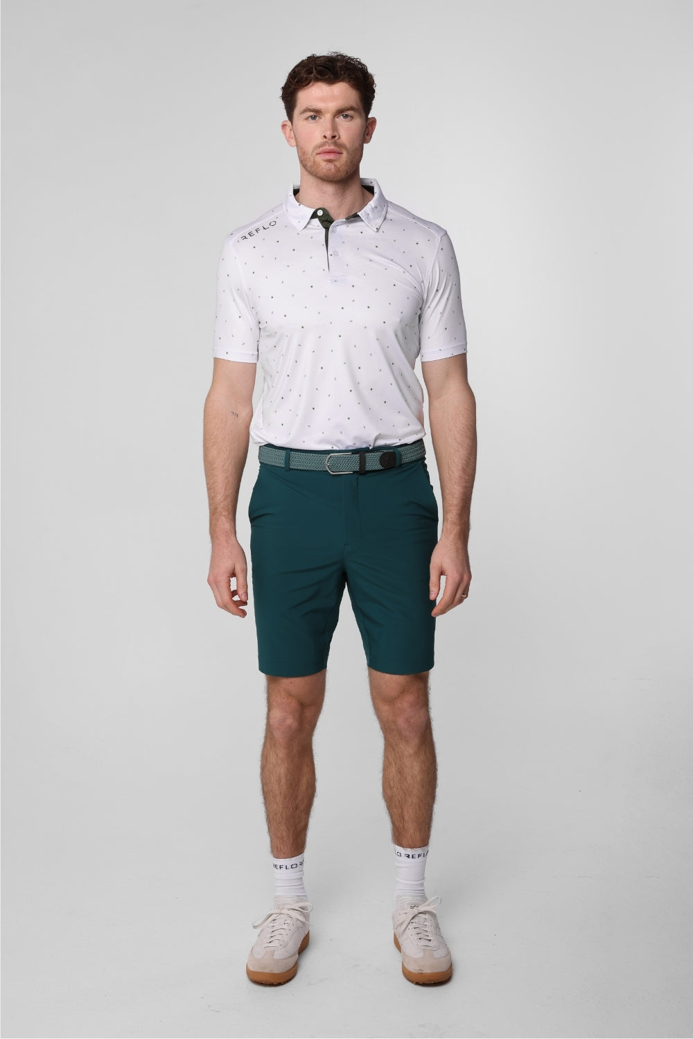 Reflo Icarian 2.0 Performance Tech Golf Shorts - Warm Green