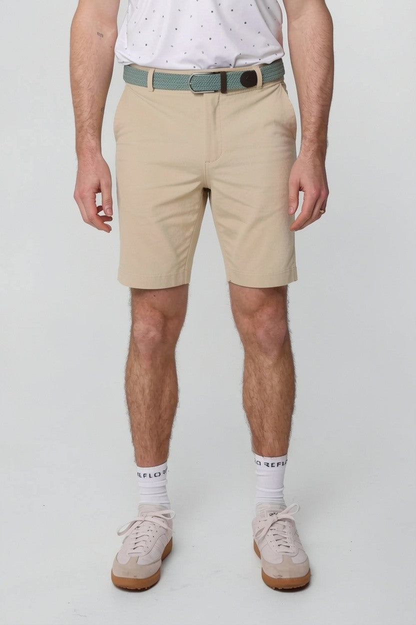 Reflo Icarian 2.0 Performance Tech Golf Shorts - Sand