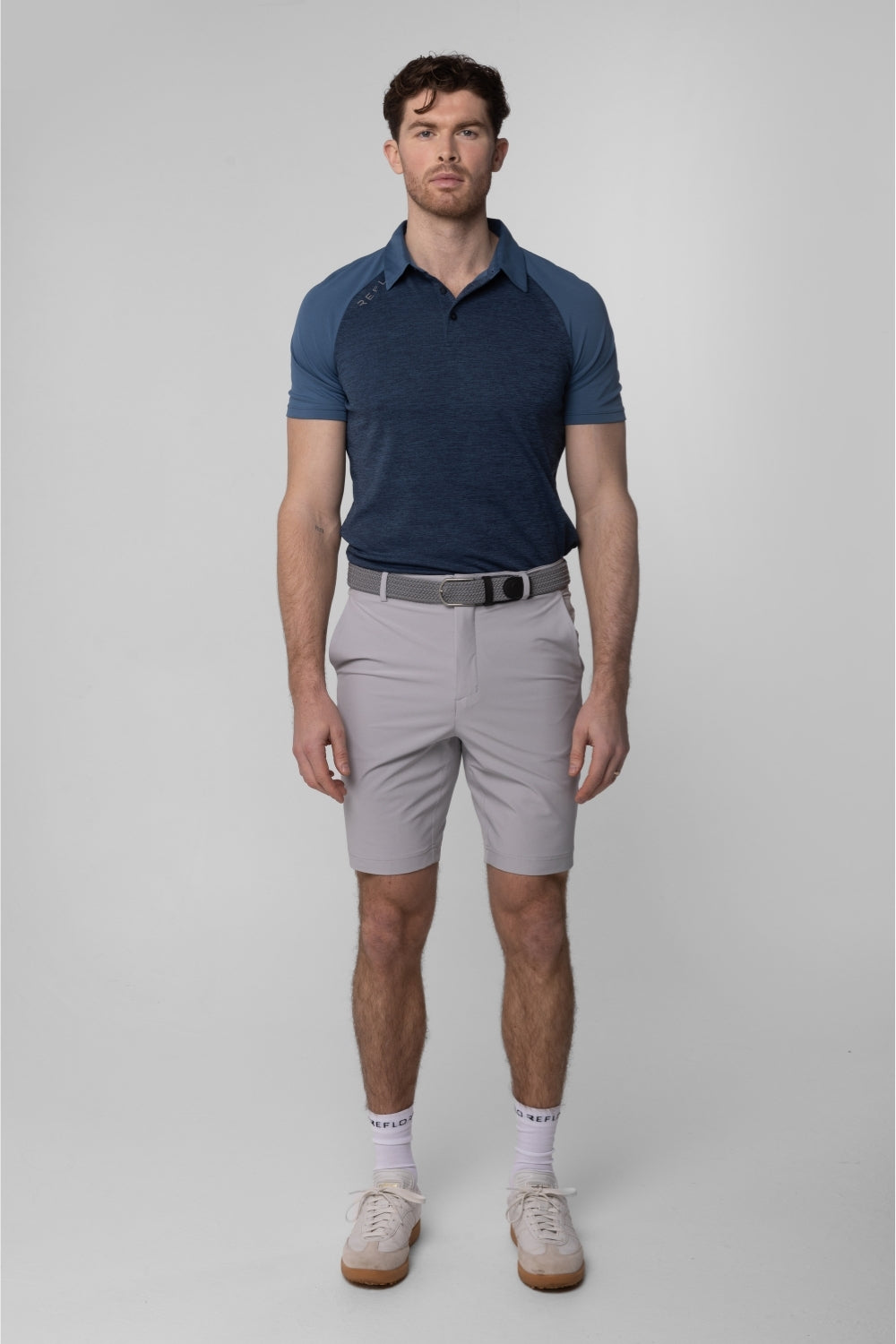 Reflo Icarian 2.0 Performance Tech Golf Shorts - Rock Grey