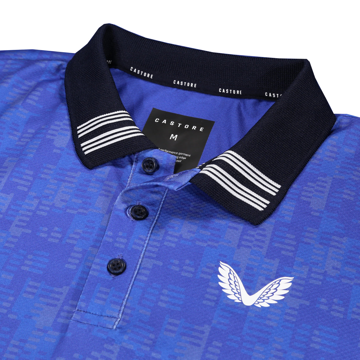 Castore Graphic Golf Polo Shirt - Geo Print