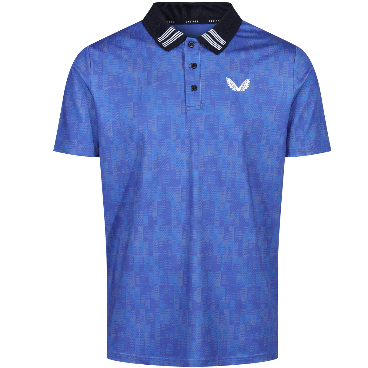 Castore Graphic Golf Polo Shirt - Geo Print