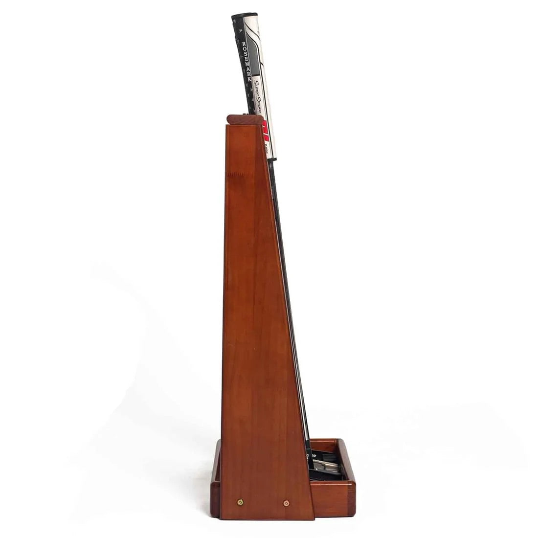 Bashed Box - Perfect Practice Golf Luxury Wooden Putter Stand - Holds 6 Putters
