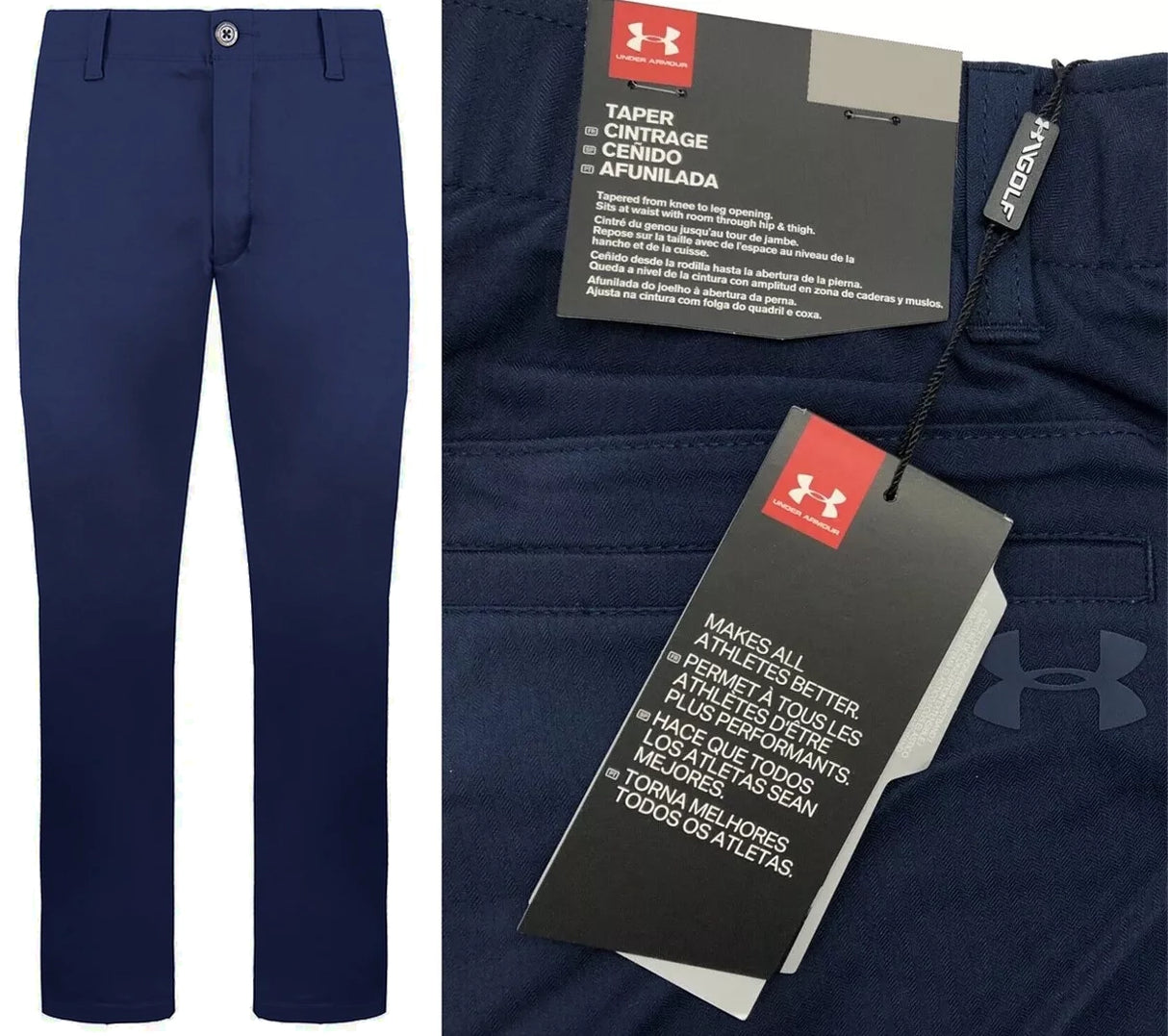 Under Armour Showdown Tapered Golf Trouser - Navy