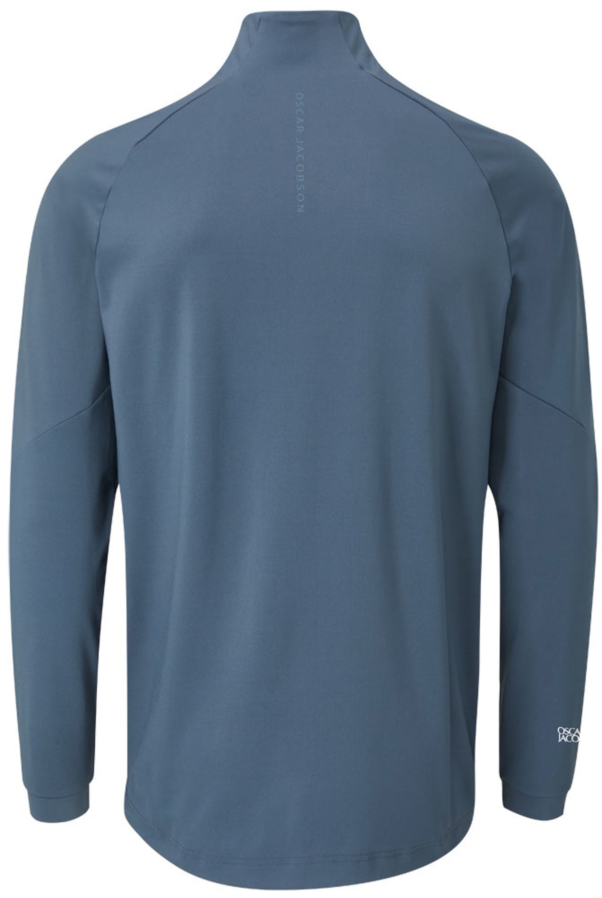 Oscar Jacobson Lexington Tour Heathered 1/4 Zip Pullover - China Blue