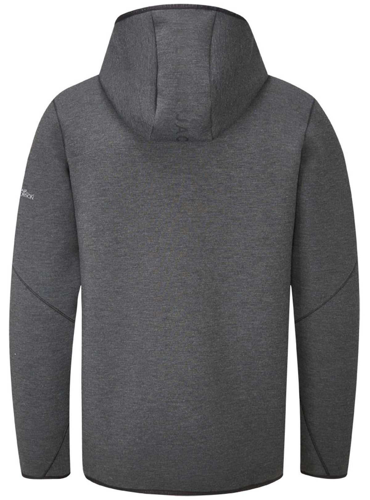 Oscar Jacobson Dayne 1/4 Zip Pullover Golf Hoodie - Black Marl