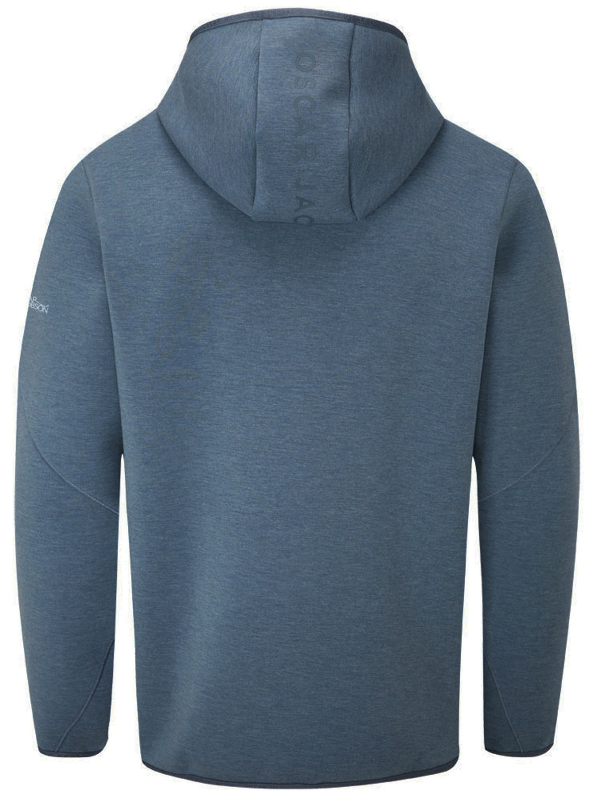 Oscar Jacobson Dayne 1/4 Zip Pullover Golf Hoodie - China Blue Marl