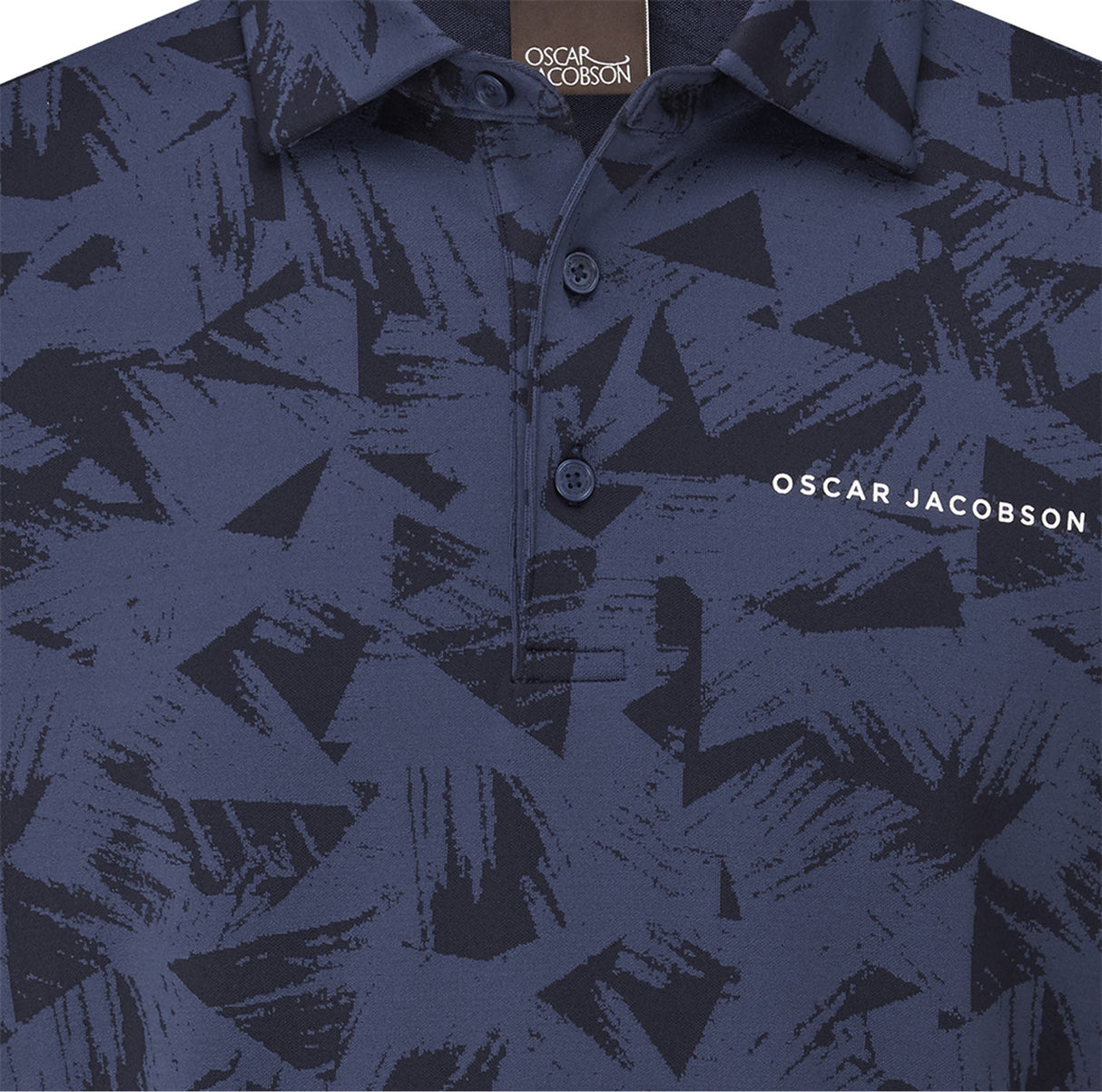 Oscar Jacobson Kingswood Tour Tech Golf Polo Shirt - Navy
