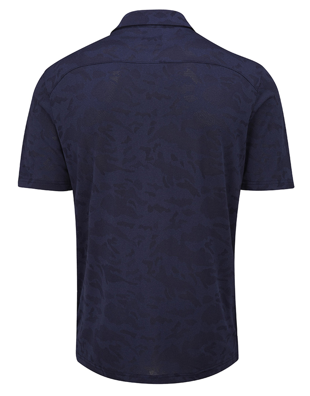 Oscar Jacobson Fairmile Tour Tech Vent Camo Golf Polo Shirt - Navy