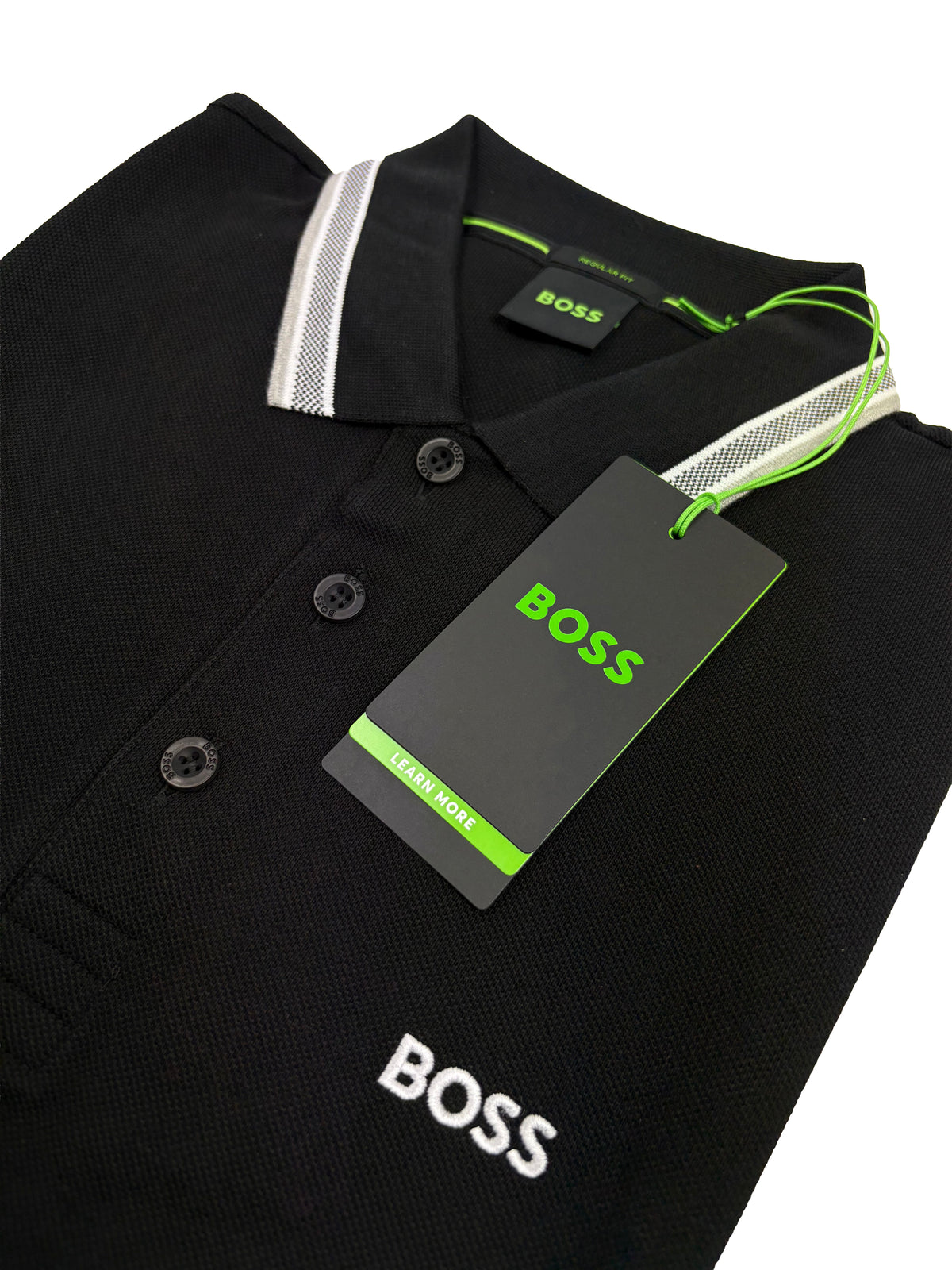 BOSS Paddy Golf Polo Shirt - Black