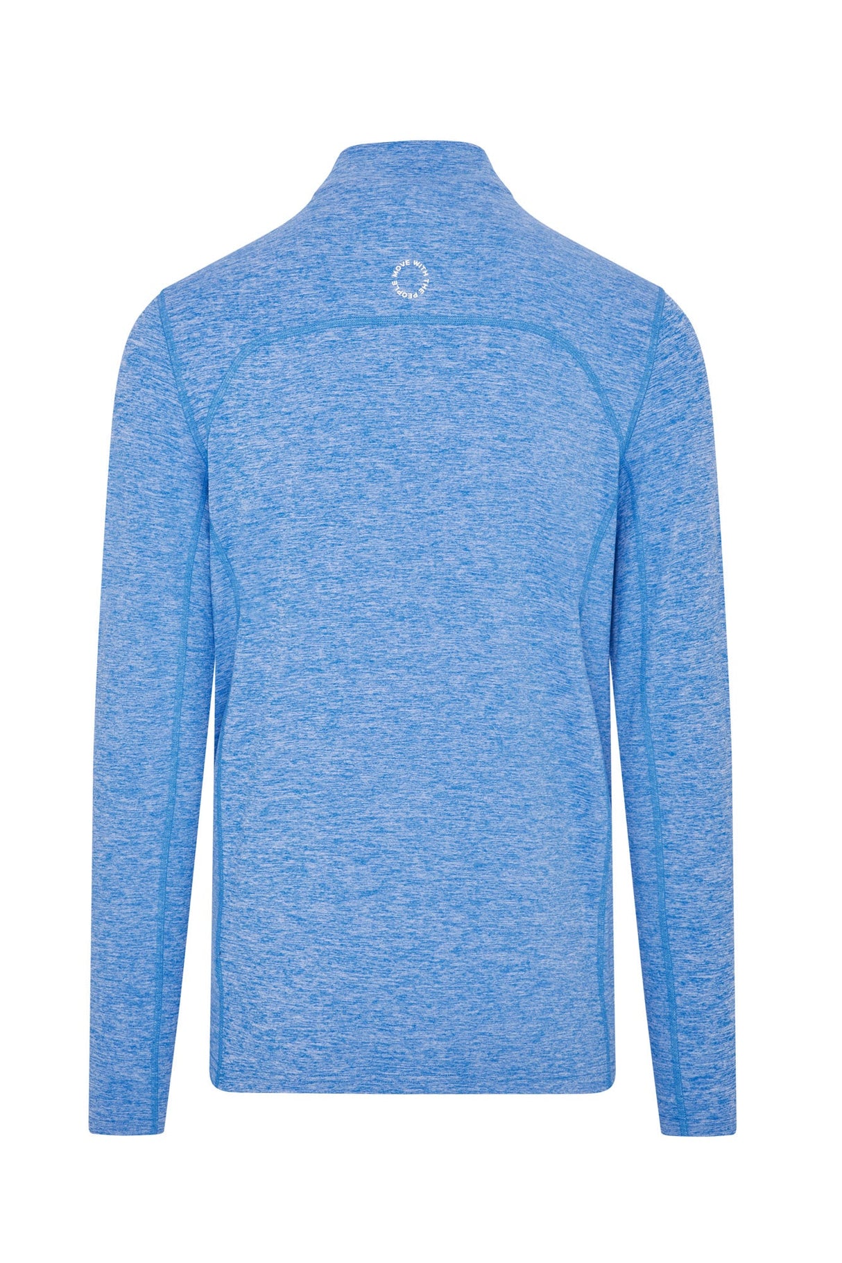 Reflo Purus 1/4 Zip Tech Golf Midlayer - Water Blue Marl