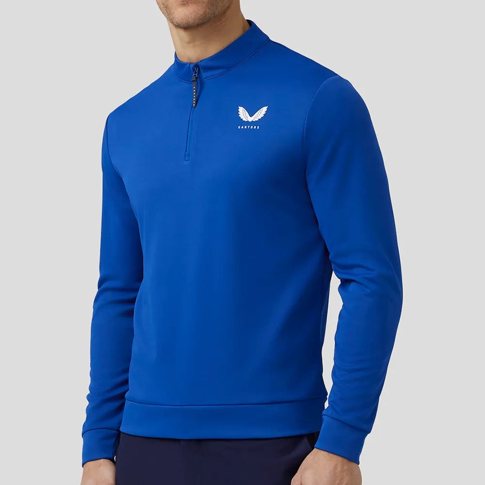 Castore Golf Classic 1/4 Zip Pullover - Royal Blue