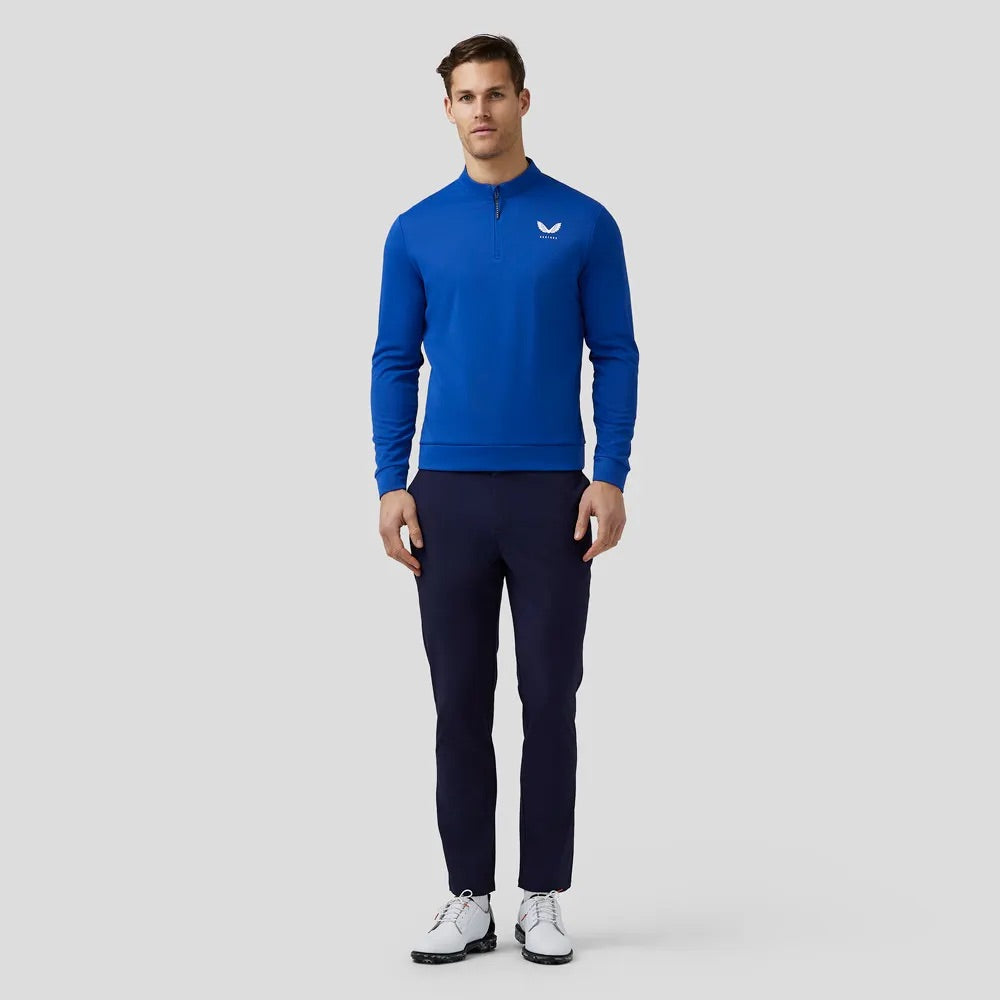 Castore Golf Classic 1/4 Zip Pullover - Royal Blue