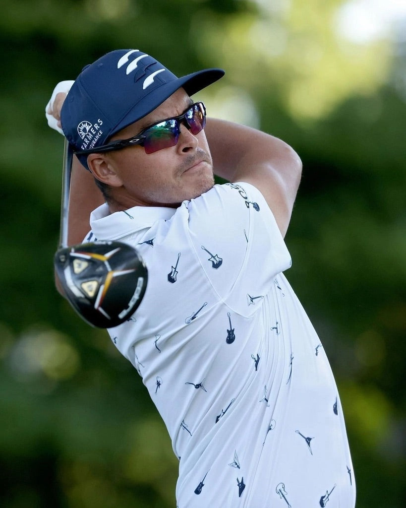 Puma Chords Guitar Print Golf Polo Shirt