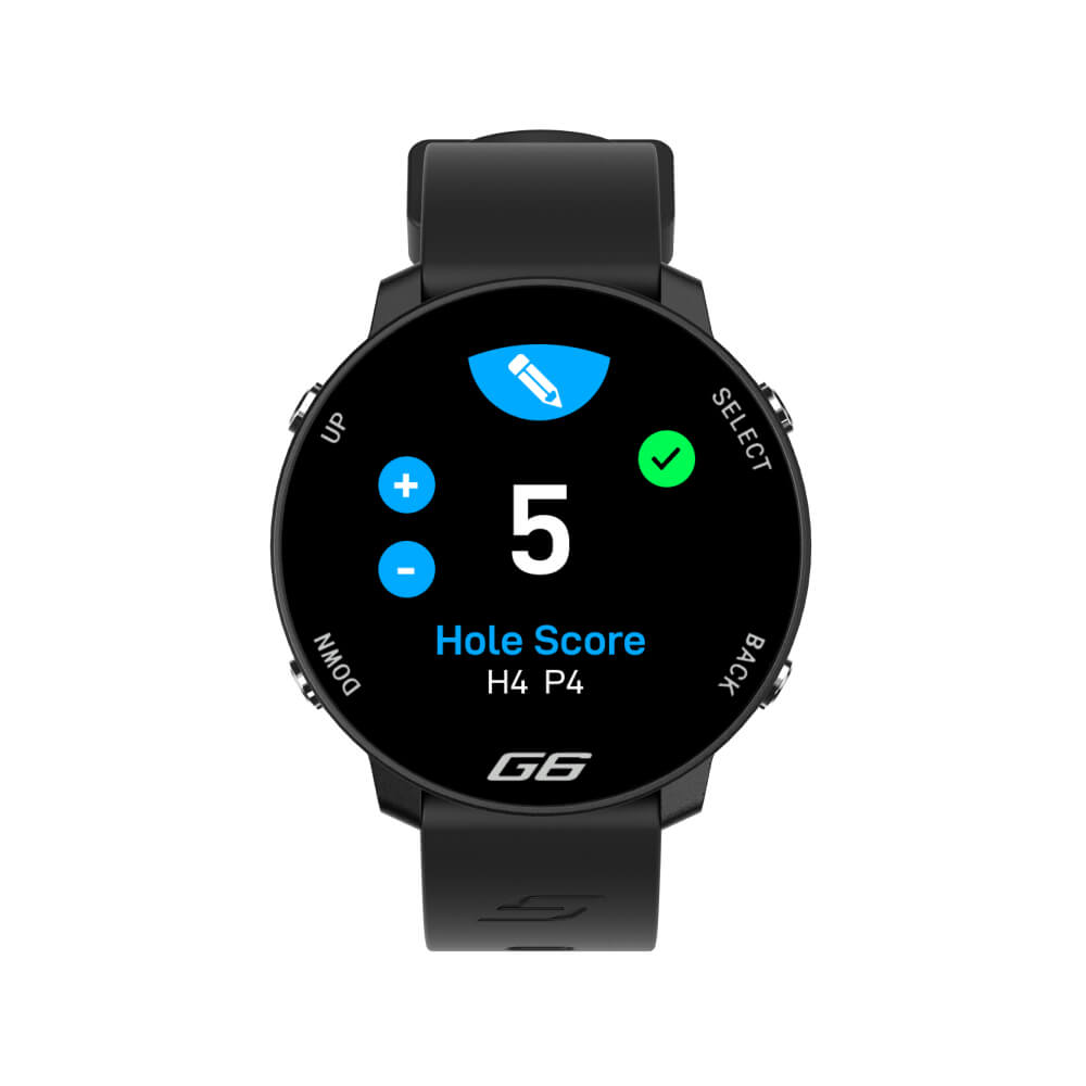 2025 Shot Scope G6 GPS Golf Watch - Full Hole Maps