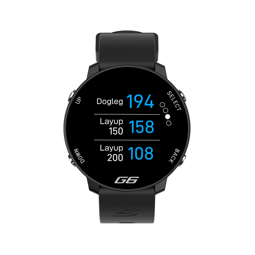 2025 Shot Scope G6 GPS Golf Watch - Full Hole Maps
