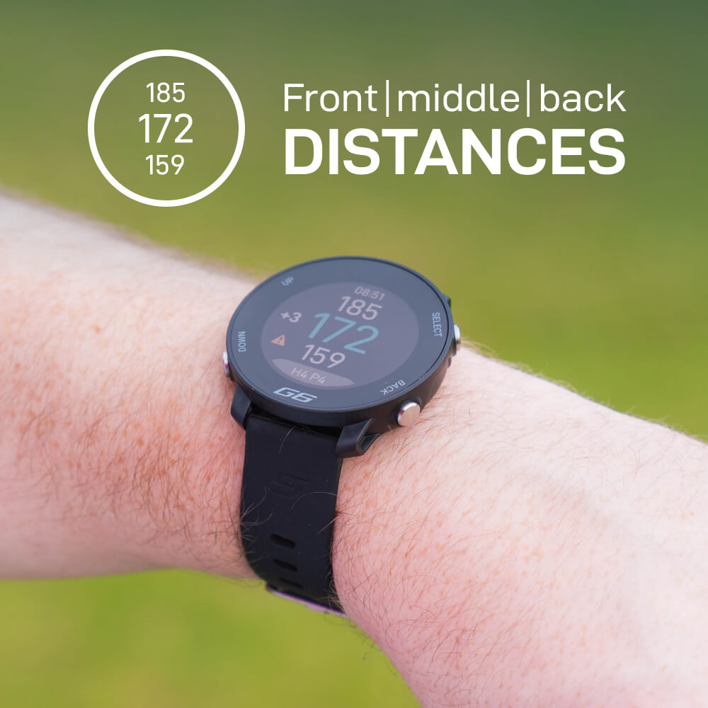 2025 Shot Scope G6 GPS Golf Watch - Full Hole Maps