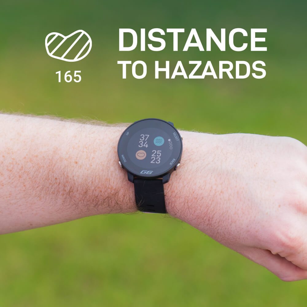 2025 Shot Scope G6 GPS Golf Watch - Full Hole Maps