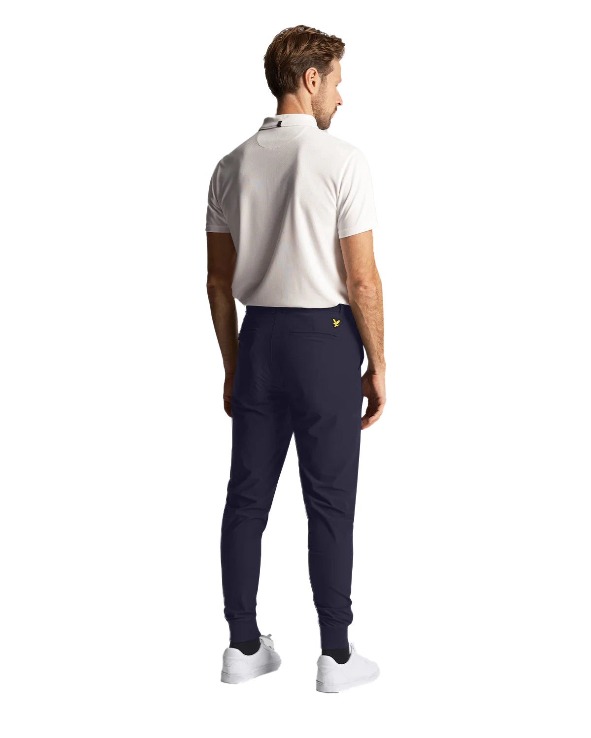 Lyle & Scott Golf Airlight Modern Cuffed Jogger Golf Trousers - Dark Navy