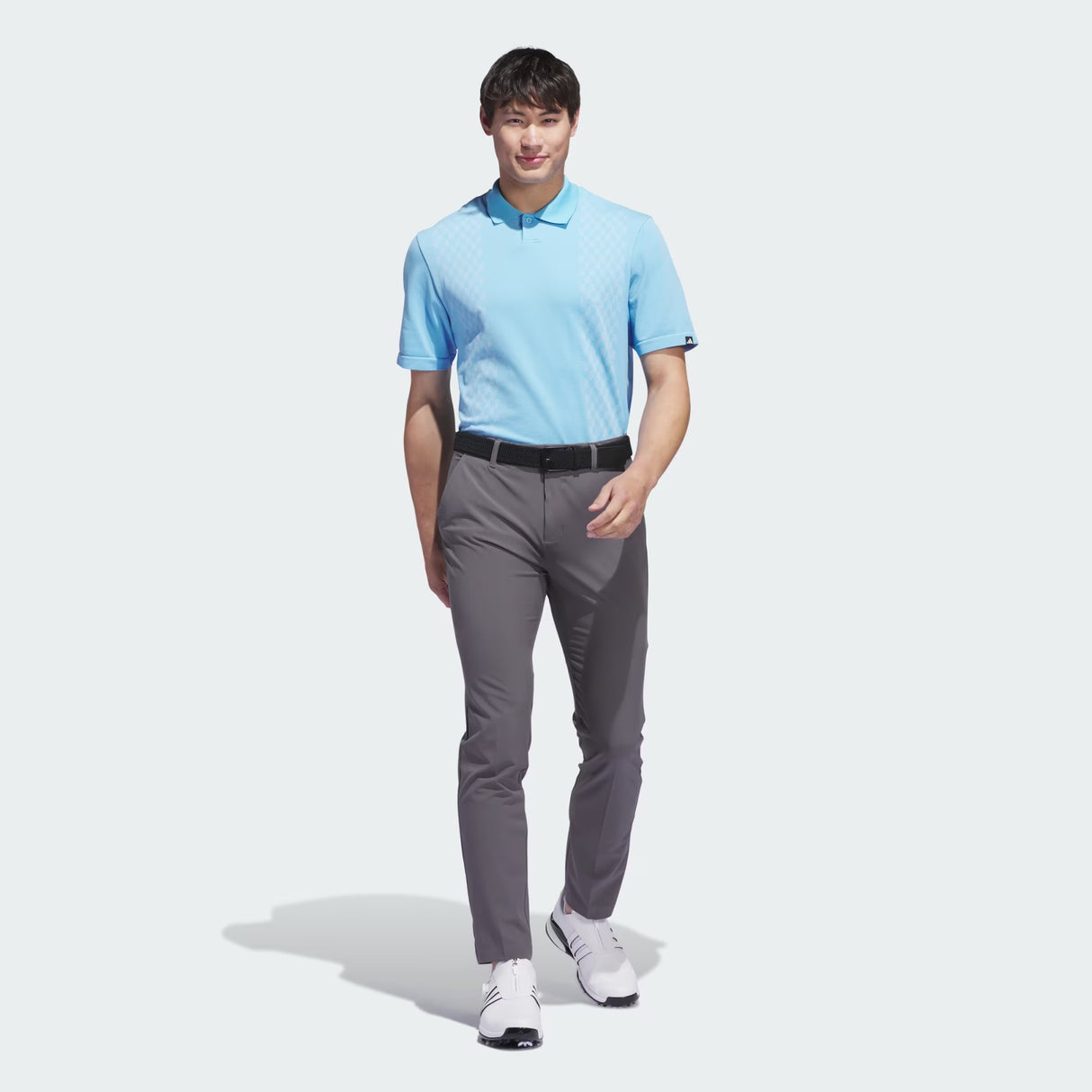 Adidas Ultimate 365 Tour Primeknit Premium Polo Shirt - Semi Blue Burst