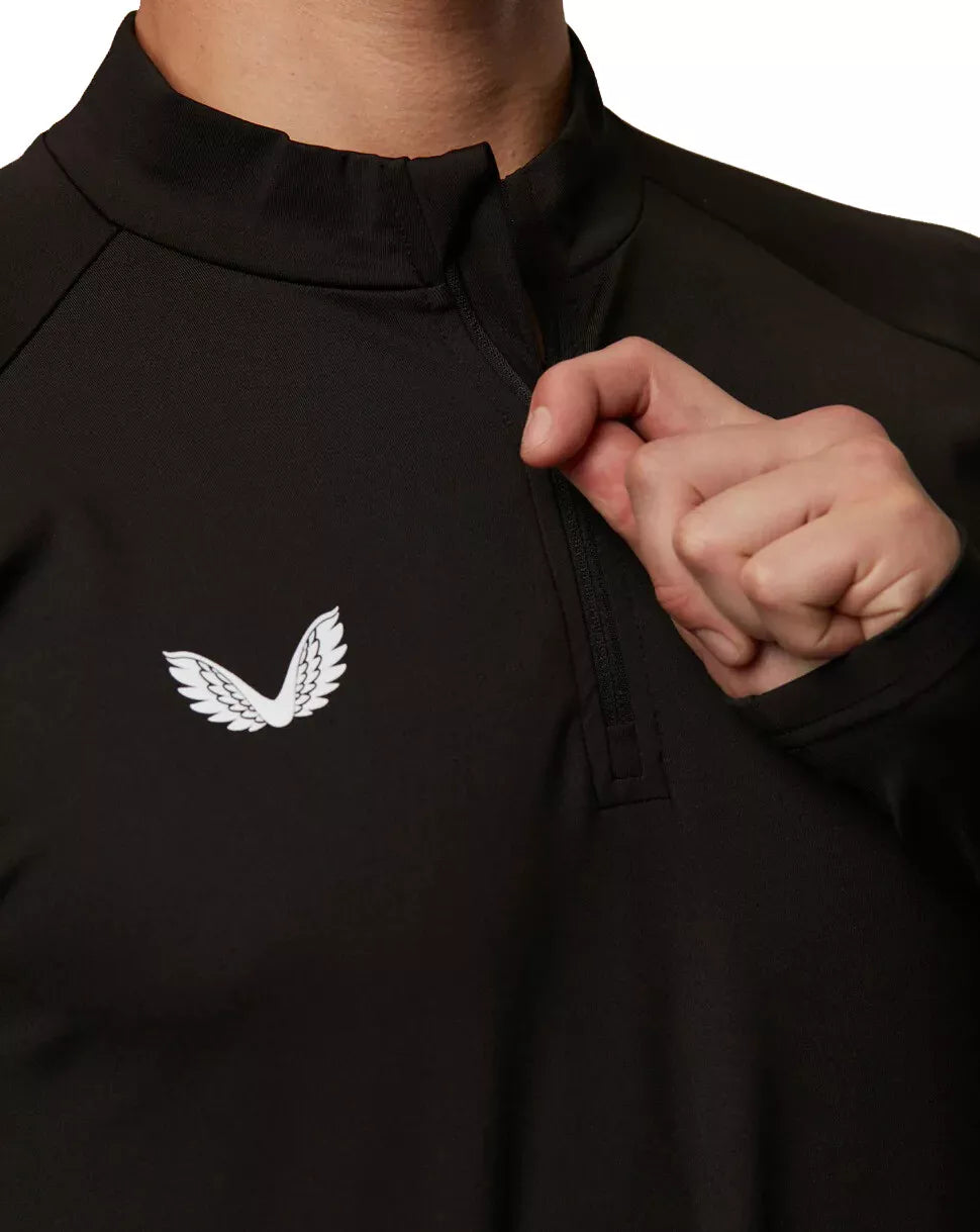 Castore Golf Classic 1/4 Zip Pullover - Black